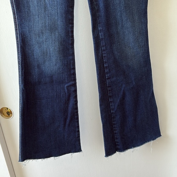 Spanx Flare High Rise Fray Hem Jeans M - Picture 3 of 7